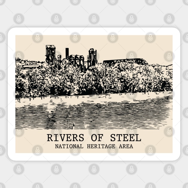 Rivers of Steel National Heritage Area Magnet by Lakeric